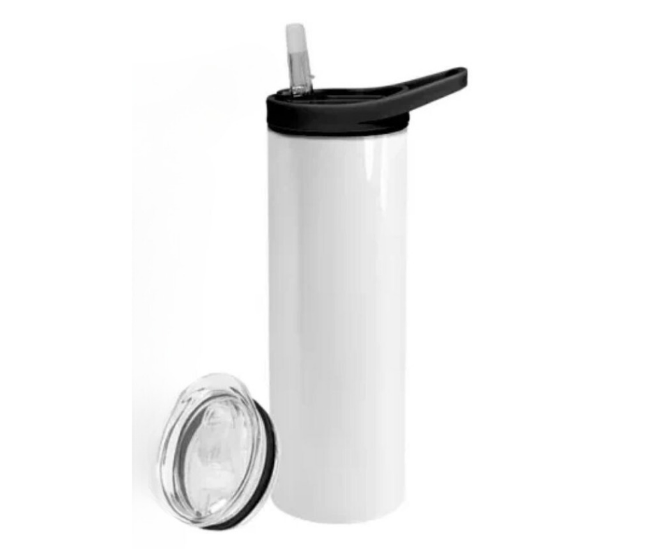 Gobelet fin 20 oz avec double couvercle