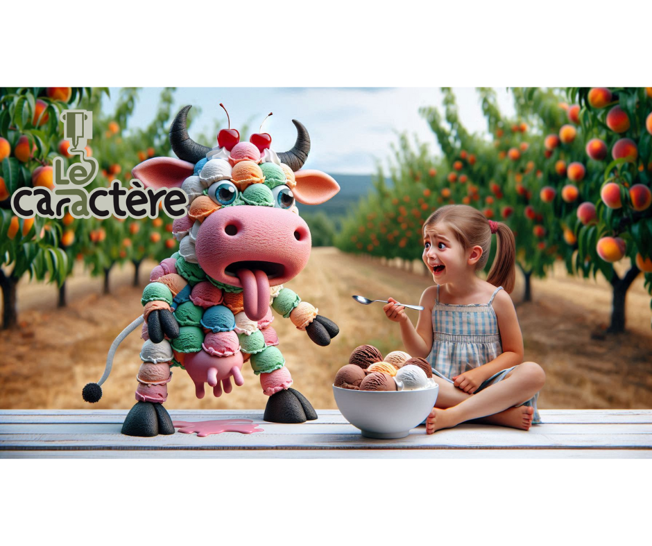 Banque image crèmes glacées comique 5