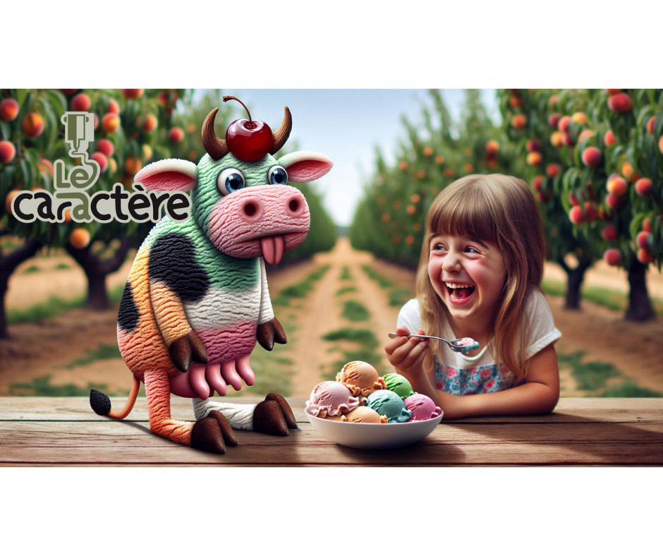 Banque image crèmes glacées comique 6