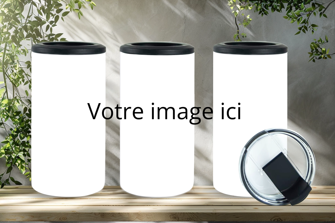 Refroidisseur de canettes 4 en 1 en acier inoxydable et Gobelet