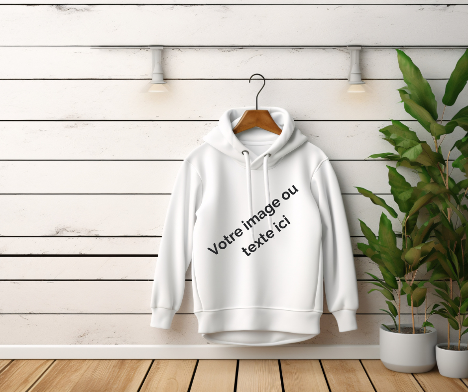 Chandail à capuchon pour enfant (Pour vinyle thermocollant)