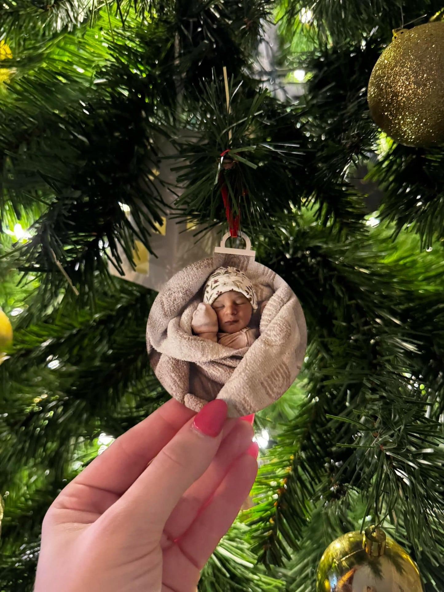 Boule de Noël personnalisée