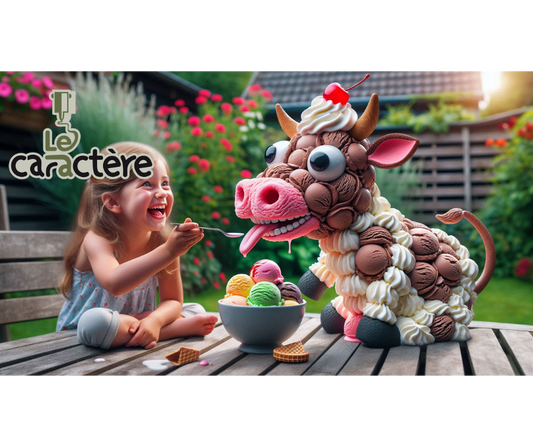 Banque image crèmes glacées comique 16