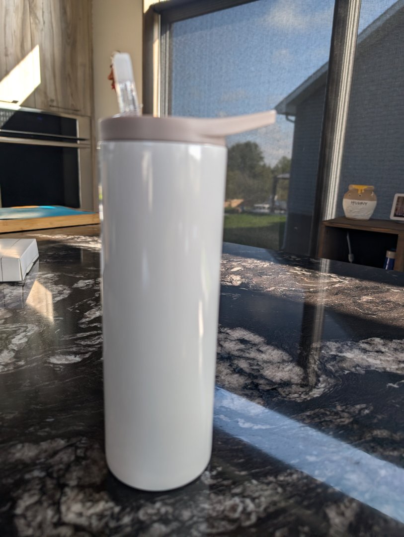 Gobelet fin 20 oz avec double couvercle