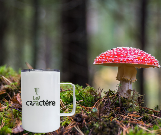 Tasse en acier inoxydable avec couvercle 16 oz